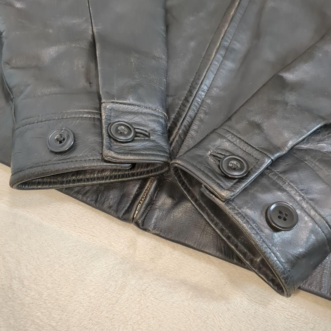美品 オールドギャップ レザージャケット ブルゾン 牛革 Sサイズ ブラック
