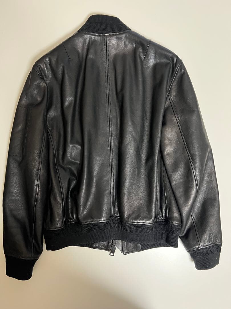 【RUFFO】MA-1タイプ レザーブルゾン　サイズ50
