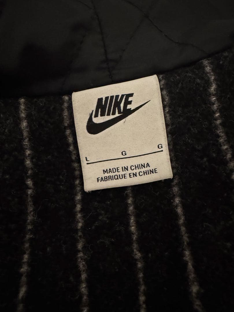 Nike Stussyストライプフード付きジャケット