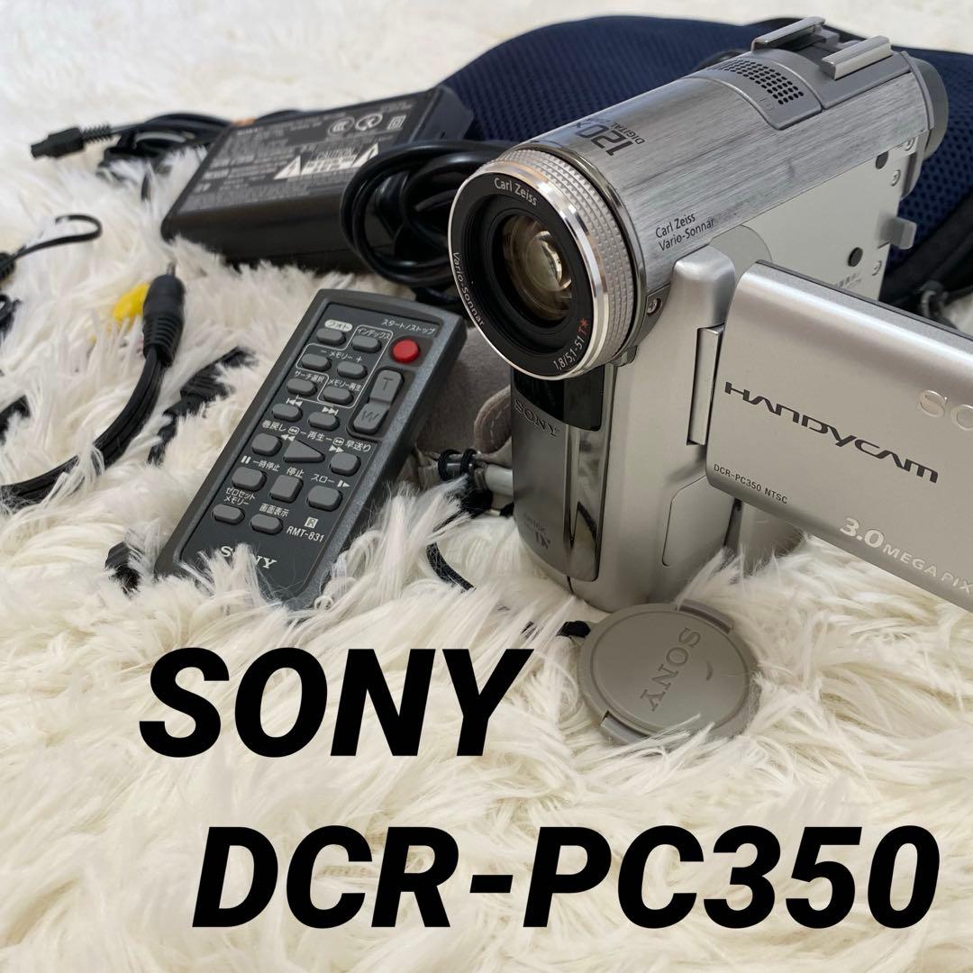 【希少】【動作確認済み】SONY ビデオカメラ DCR-PC350