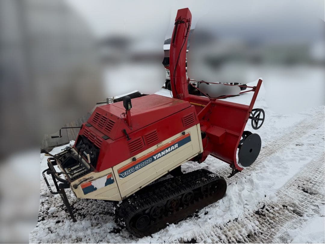 【使用時間少！】30馬力　ヤンマー　ディーゼル　除雪機