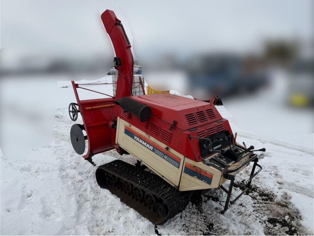【使用時間少！】30馬力　ヤンマー　ディーゼル　除雪機