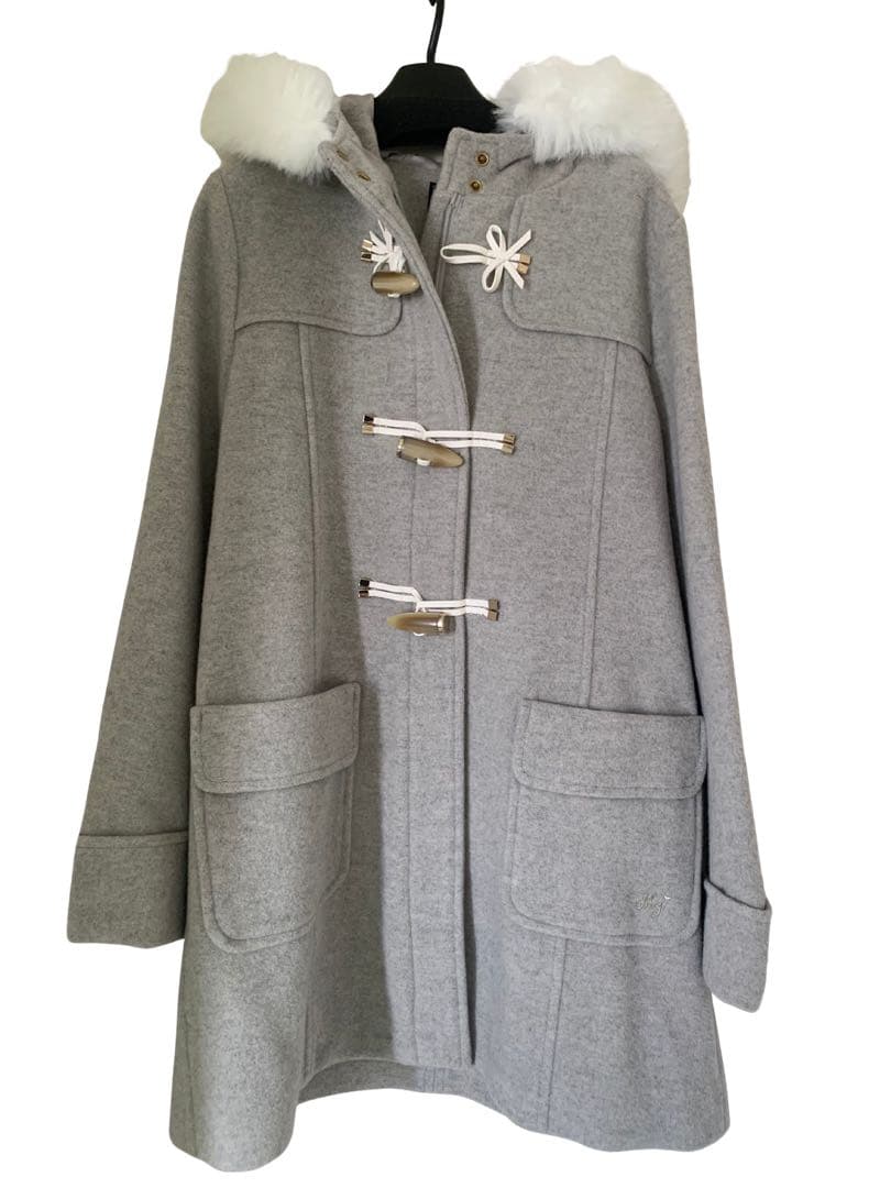 【新品未使用タグ付き】メゾピアノ　ファー付き　ダッフルコート　160