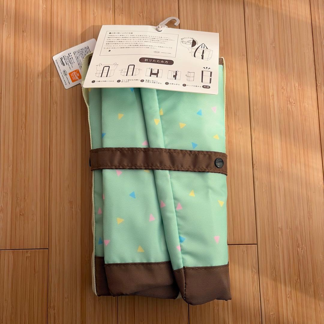 けろけろけろっぴ フタ付収納ボックス　保冷保温　お買い物バッグ　折りたたみ式