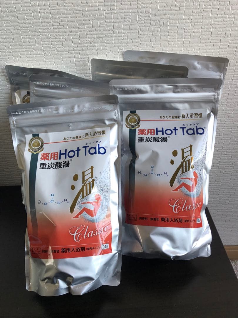 ホットタブ 重炭酸湯Classic 90錠 6袋