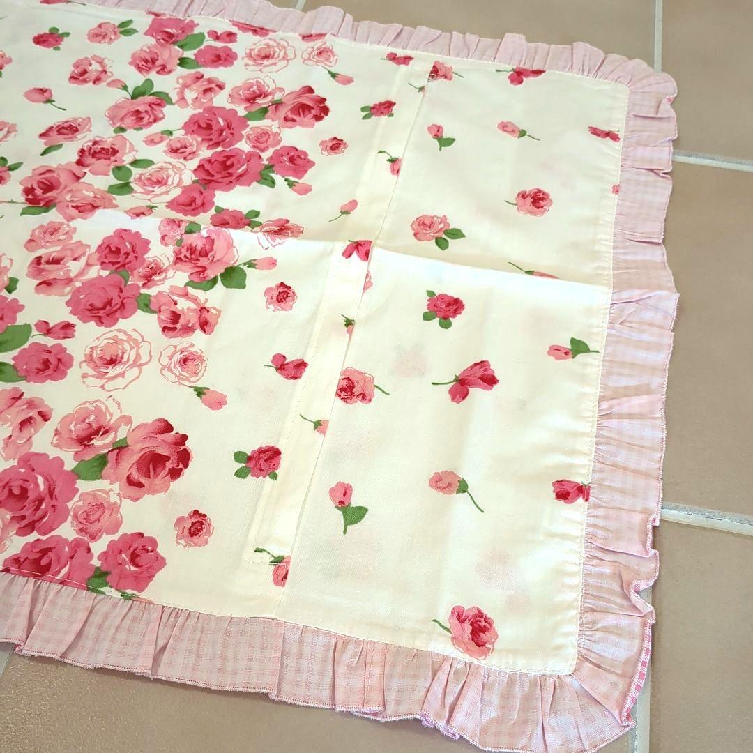 ローズ柄　布団カバー4点セット