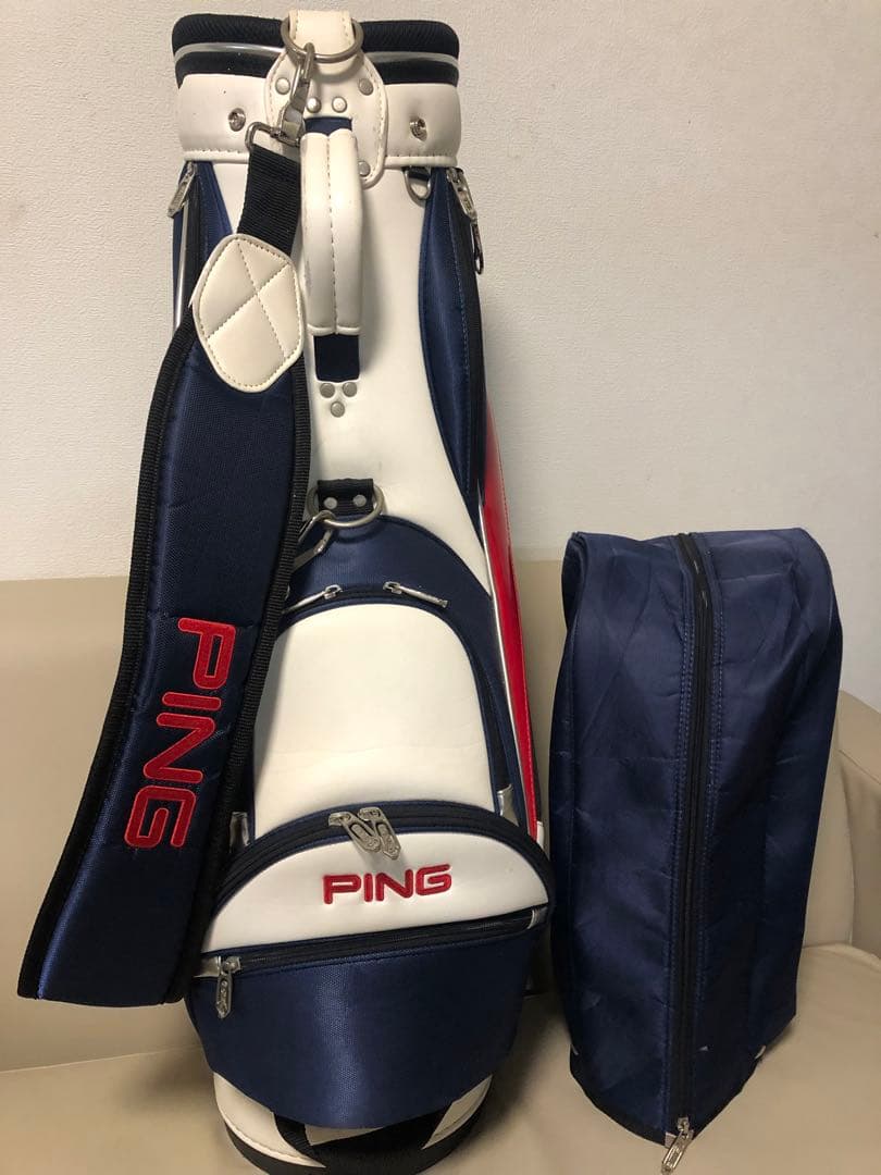 【送料込み】希少　ピン　PING キャディバッグ　メンズ　レディース