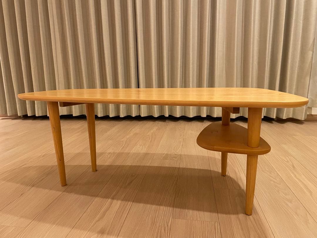 KEYUCA ケユカ ミースローテーブル 天然木 無垢材 ナチュラル