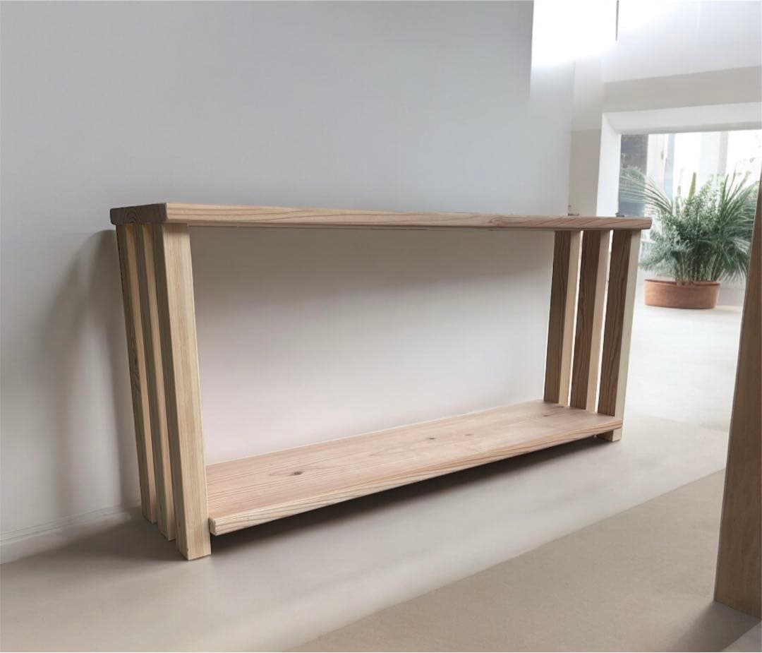 オープンシェルフ　おしゃれ棚　テレビボード　テーブル　ブックシェルフ　本棚