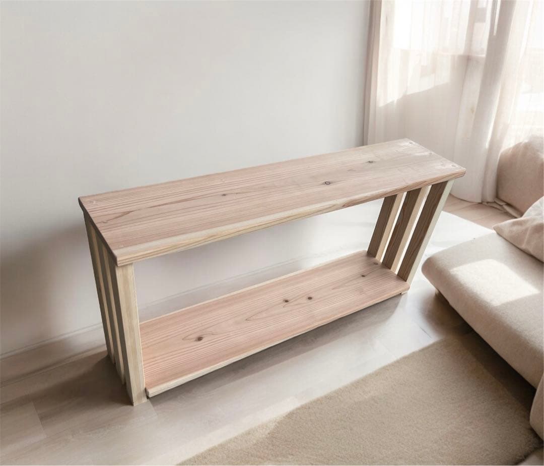 オープンシェルフ　おしゃれ棚　テレビボード　テーブル　ブックシェルフ　本棚