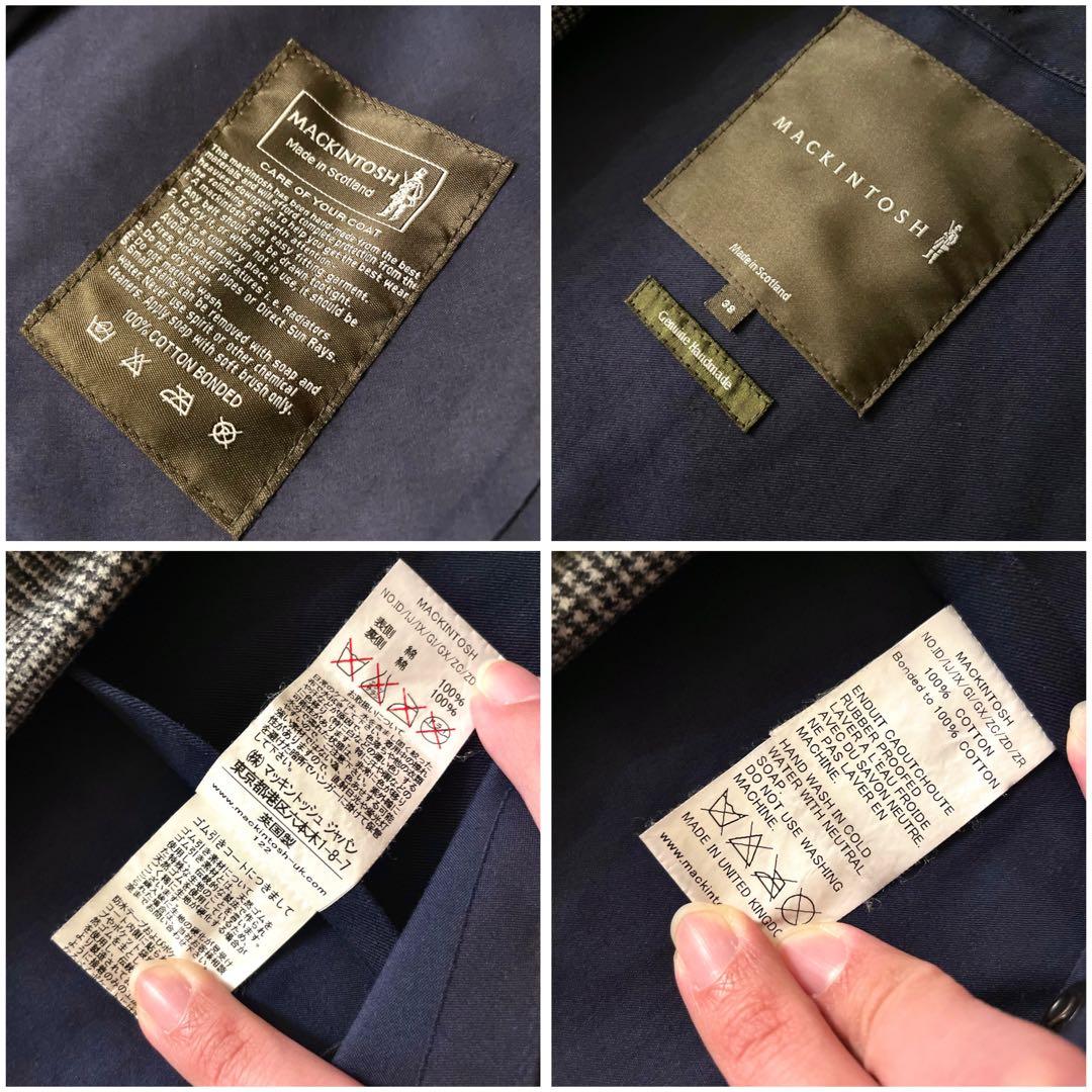 マッキントッシュ⭐️38⭐️トレンチコート⭐️ロロピアーナ別注⭐️カシミヤライナー