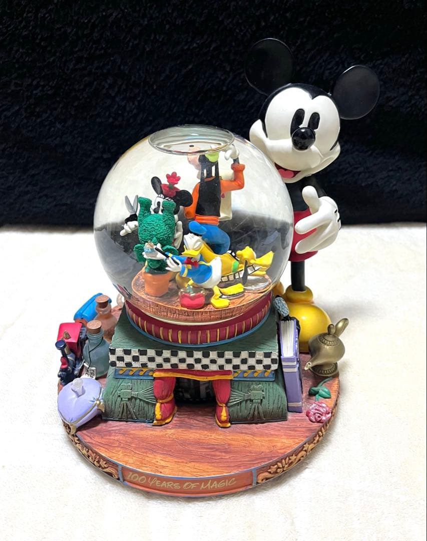 Disney スノードーム　オルゴール　ミッキー　ミニー