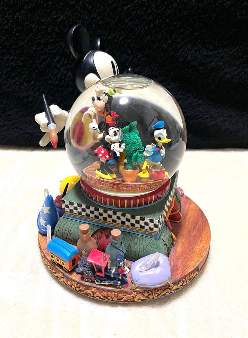 Disney スノードーム　オルゴール　ミッキー　ミニー