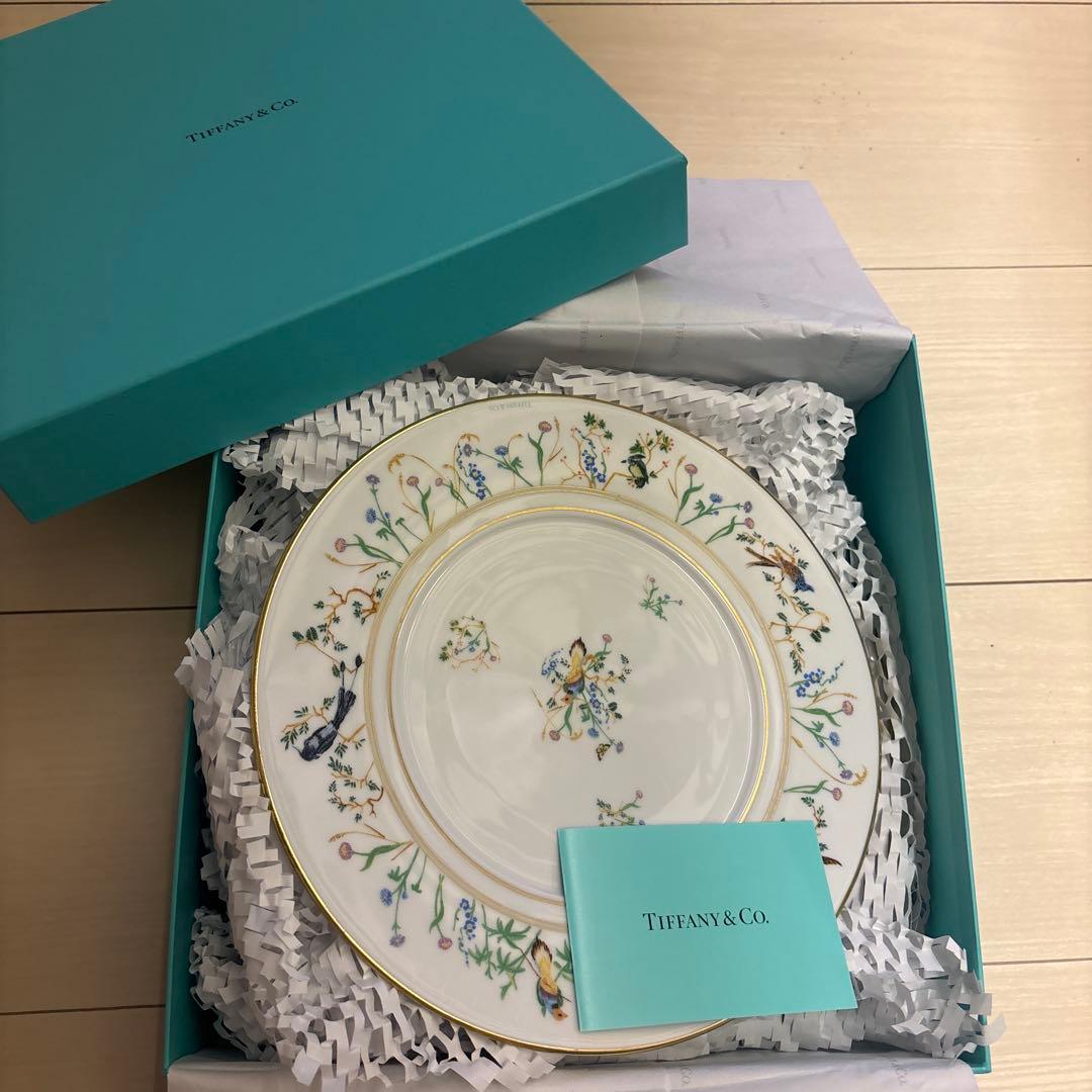 新品 Tiffany & Co. ティファニー ジャルダン皿 約22cm 2枚