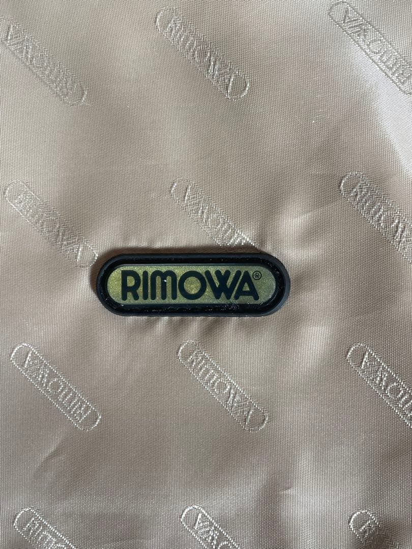 【超希少】RIMOWA/リモワ純正ガーメントバッグ　ベージュ（定価15000円）