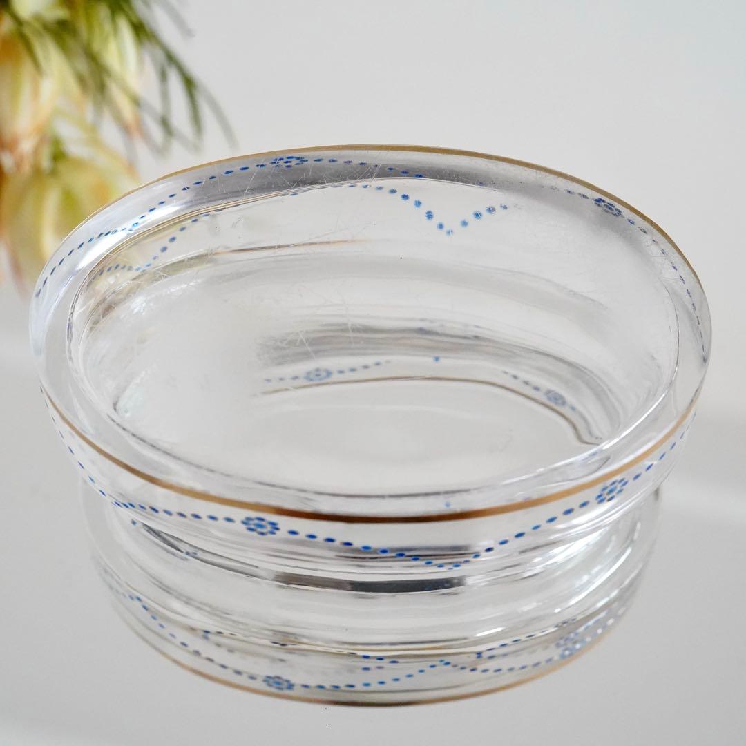 希少 オールドバカラ エナメル＆金彩 小物入れ★シュヴァリエ作品BACCARAT