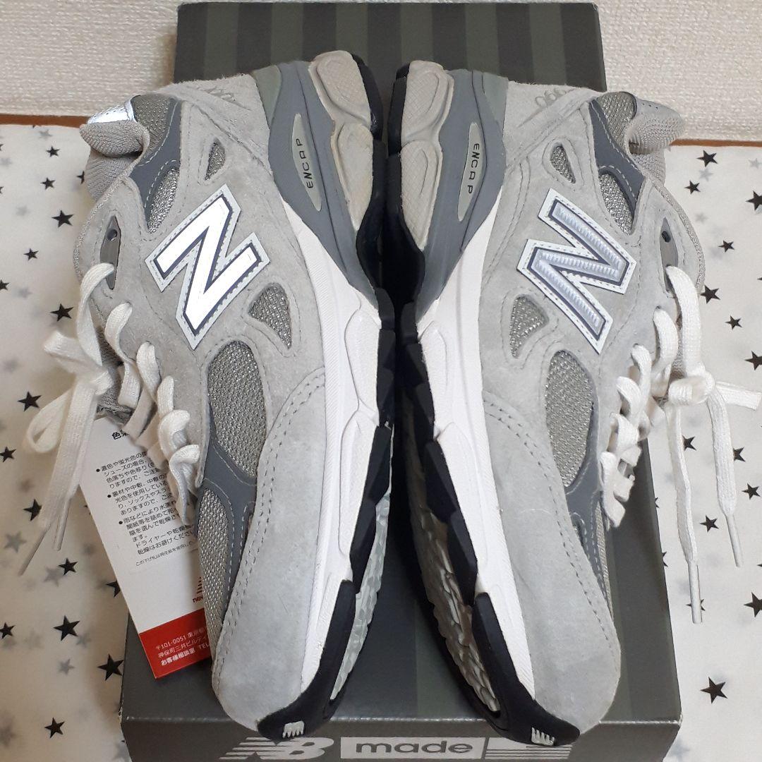 タグつき未使用NEW BALANCE 　M990GY3　23cm