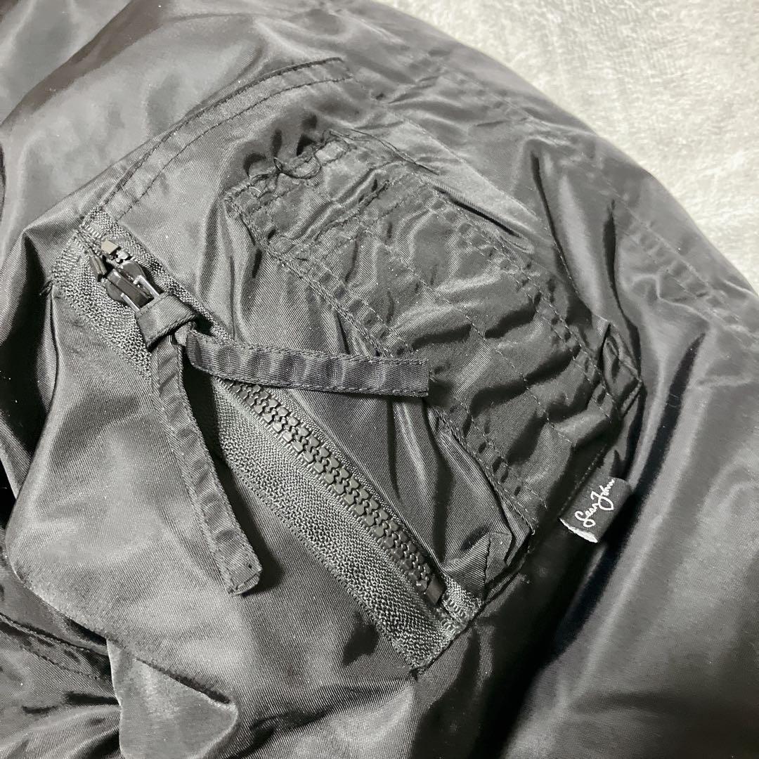 Sean John N-3B フライト ダウンジャケット ブラック XL