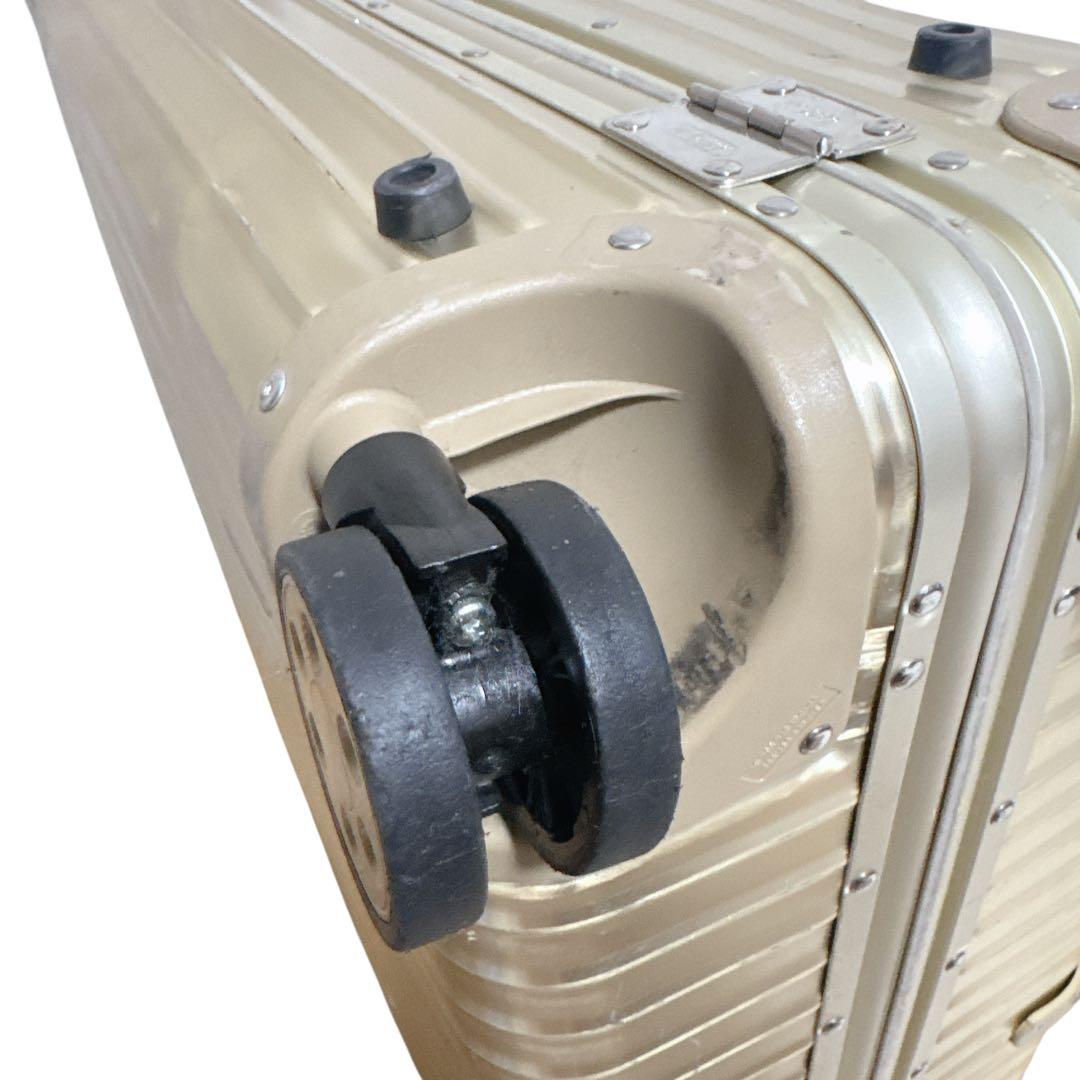 《極希少》リモワ TOPAS Titanium 77L GOLD TSA