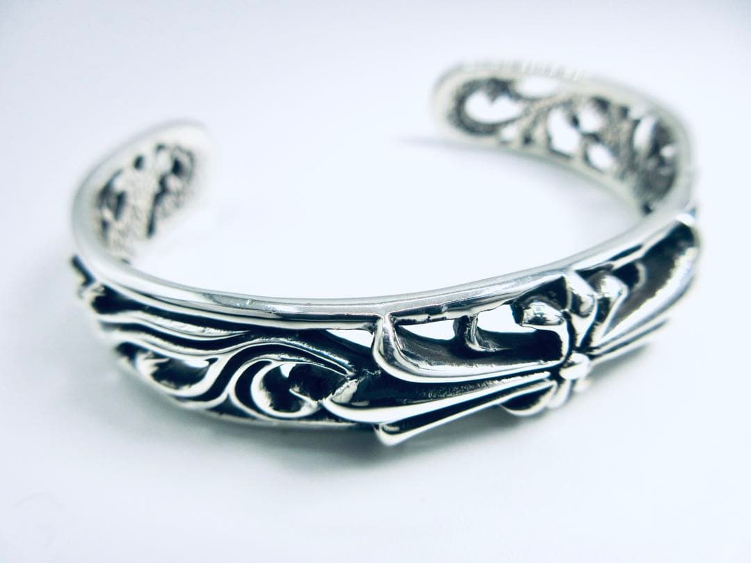 来*純様 B5 シルバー925 バングル ブレスレット スターリングシルバー