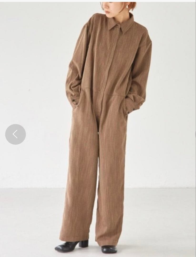 todayful ヘリンボーン シャツ コンビネゾン　トゥデイフル