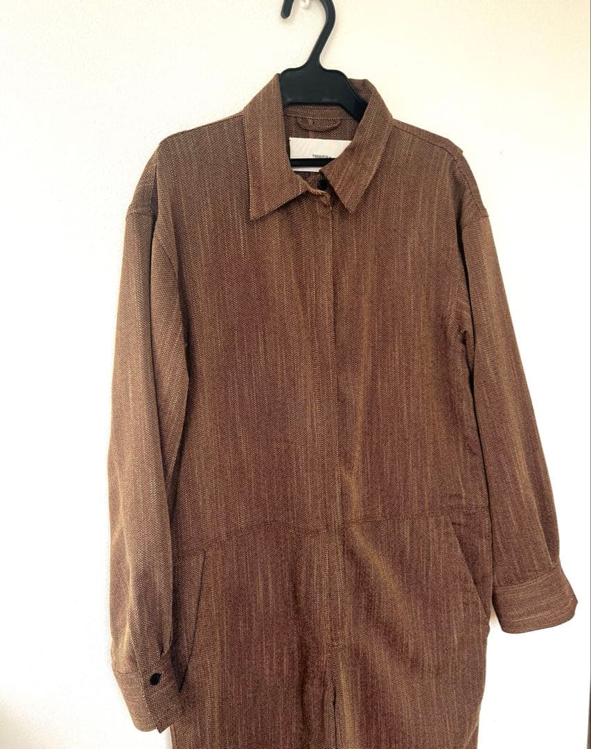 todayful ヘリンボーン シャツ コンビネゾン　トゥデイフル