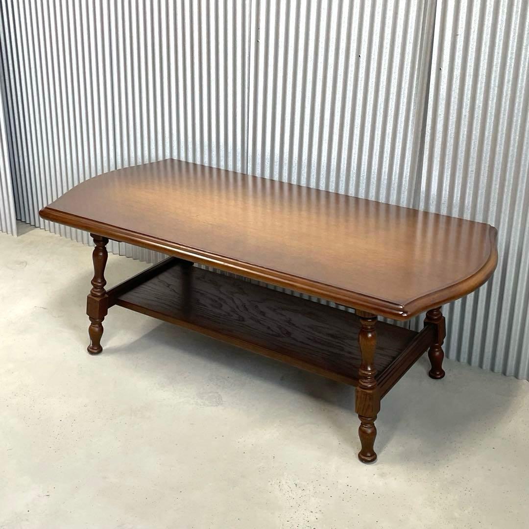 【飛騨産業】キツツキ ローテーブル 幅122cm センターテーブル クラシック