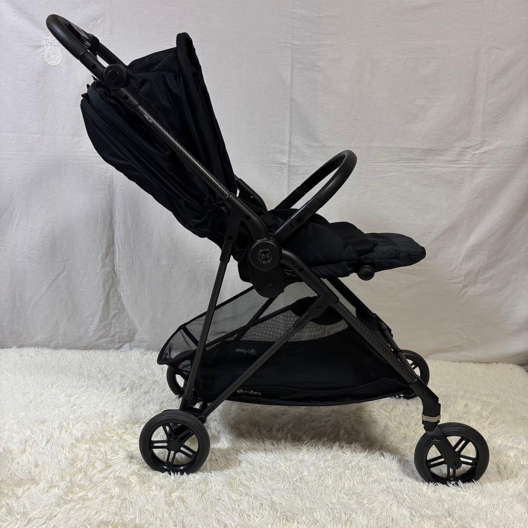 【新品マット付き】 極美品　サイベックス メリオカーボン　ベビーカー　ブラック