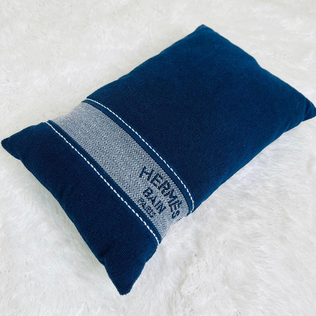 HERMES エルメス　ビーチクッション　ヨッティング　ネイビー　フランス製