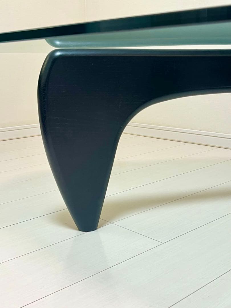 イサムノグチ　ローテーブル　オーバルガラステーブル センターテーブル　コーヒー