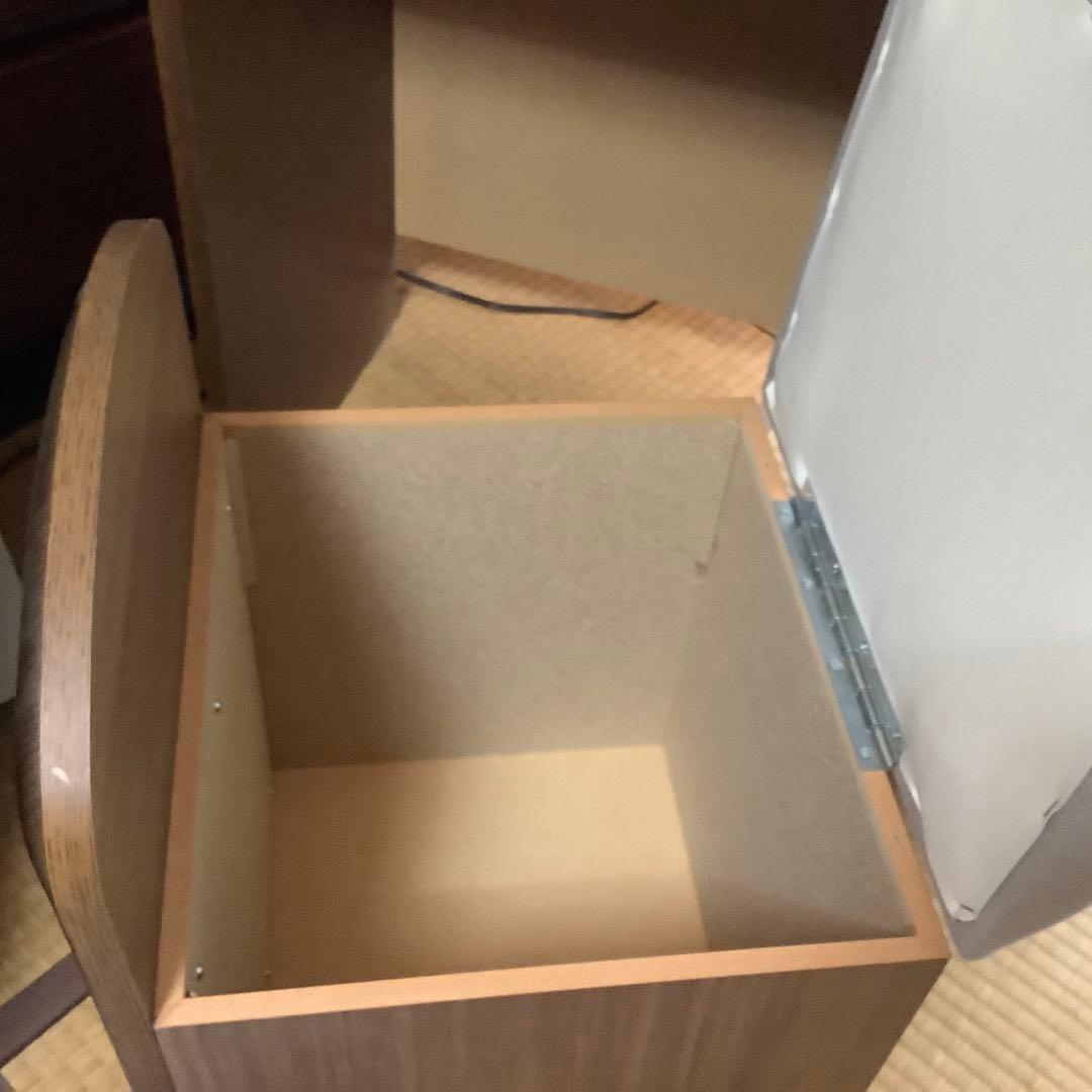 昭和レトロ　三面鏡　ドレッサー　フラワーランプ付き　椅子別売り　姿見　化粧台