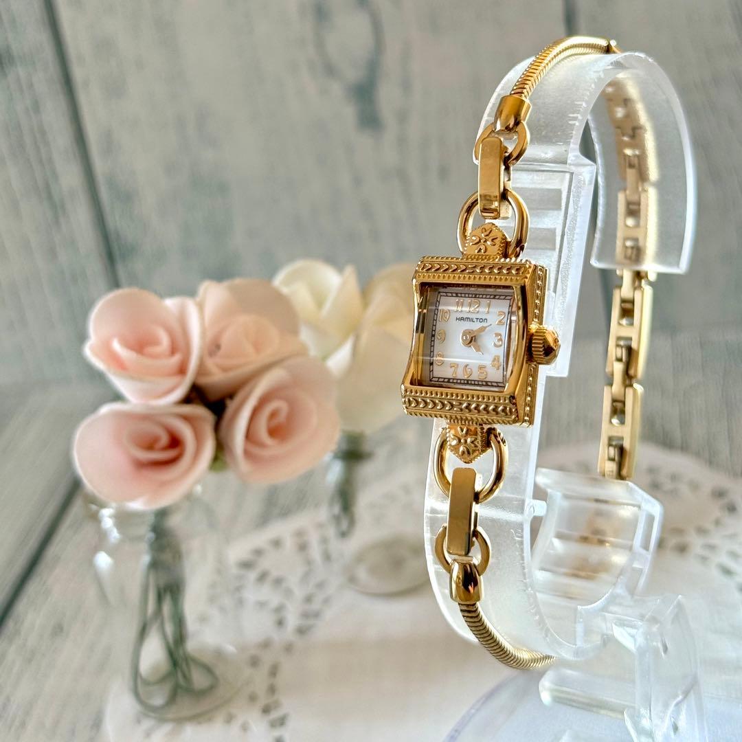 【希少】HAMILTON ハミルトン 腕時計 イエローゴールド 280.002