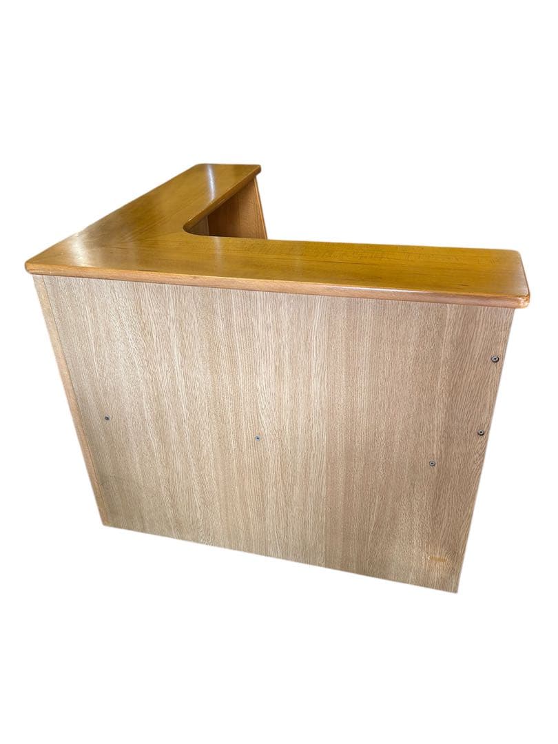 カリモク 60 コーナーボード ★隠しチェスト付 コーナーテーブル ウッド調