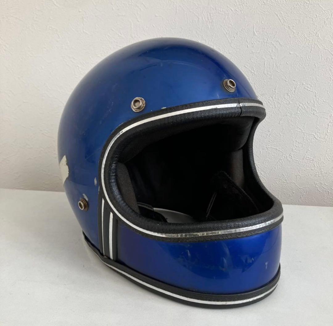 【GRANT】ビンテージヘルメット ブルー　オーシャンビートル　ハーレー　str