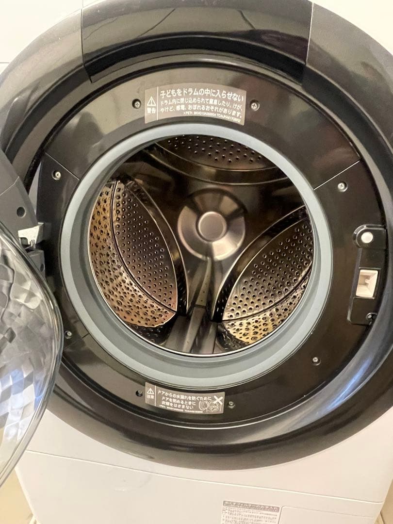 SHARP ES-S7G-WLドラム式洗濯機 多機能