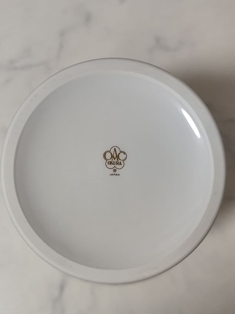 [希少] 大倉陶園 OKURA 花瓶 花器 南天 金彩 フラワーベース