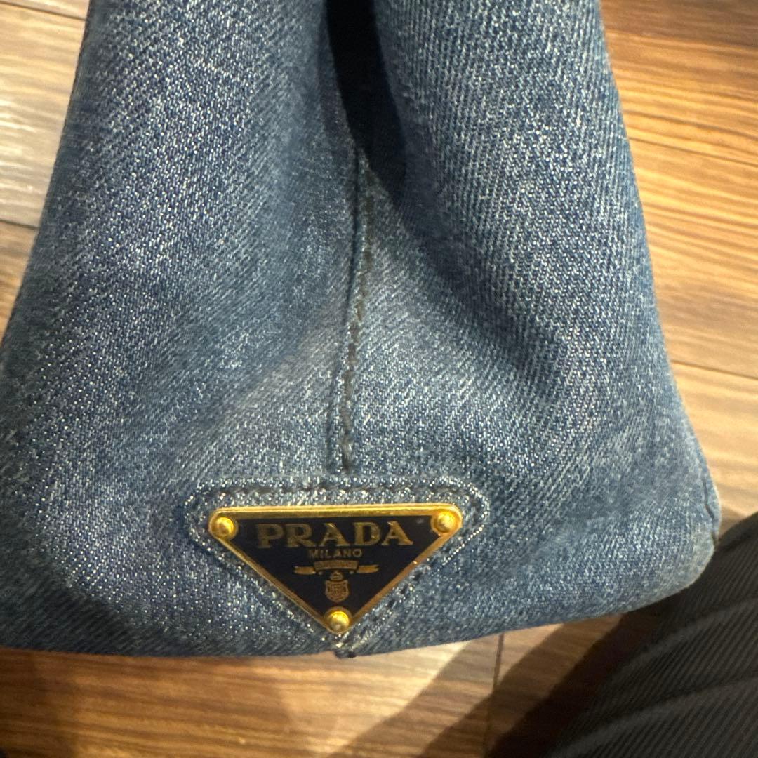 PRADA デニム トートバッグ　良品　 最終値下げ