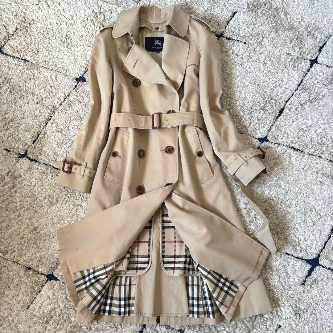 【美品✨】バーバリーロンドン　トレンチコート　メガチェック　ライナー　ベージュ