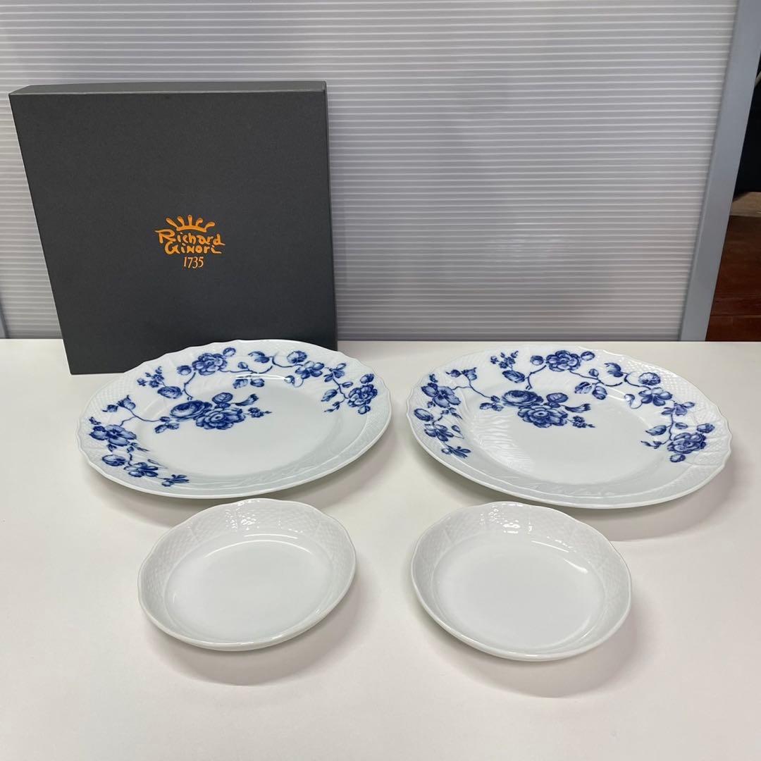 Richard Ginori リチャードジノリ プレート ローズブルー 廃盤品