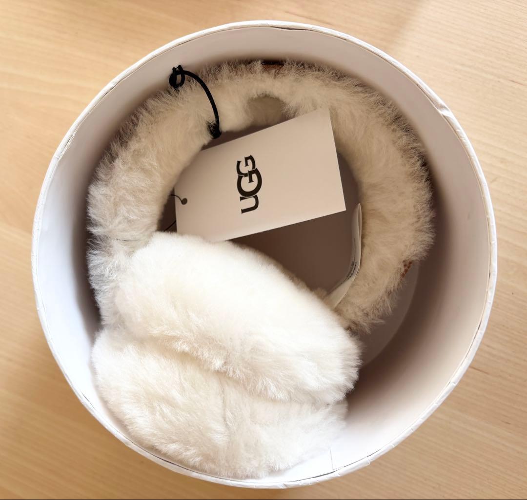 新品　UGG イヤーマフ チェスナット シープスキン