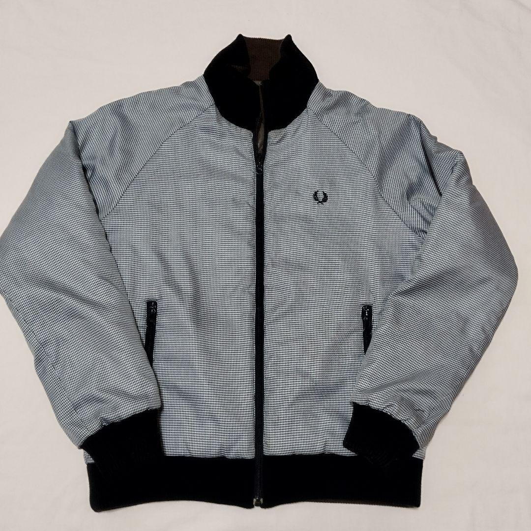 フレッドペリー　リバーシブル　ジャンパー　ブルゾン　キルティング　千鳥格子　M
