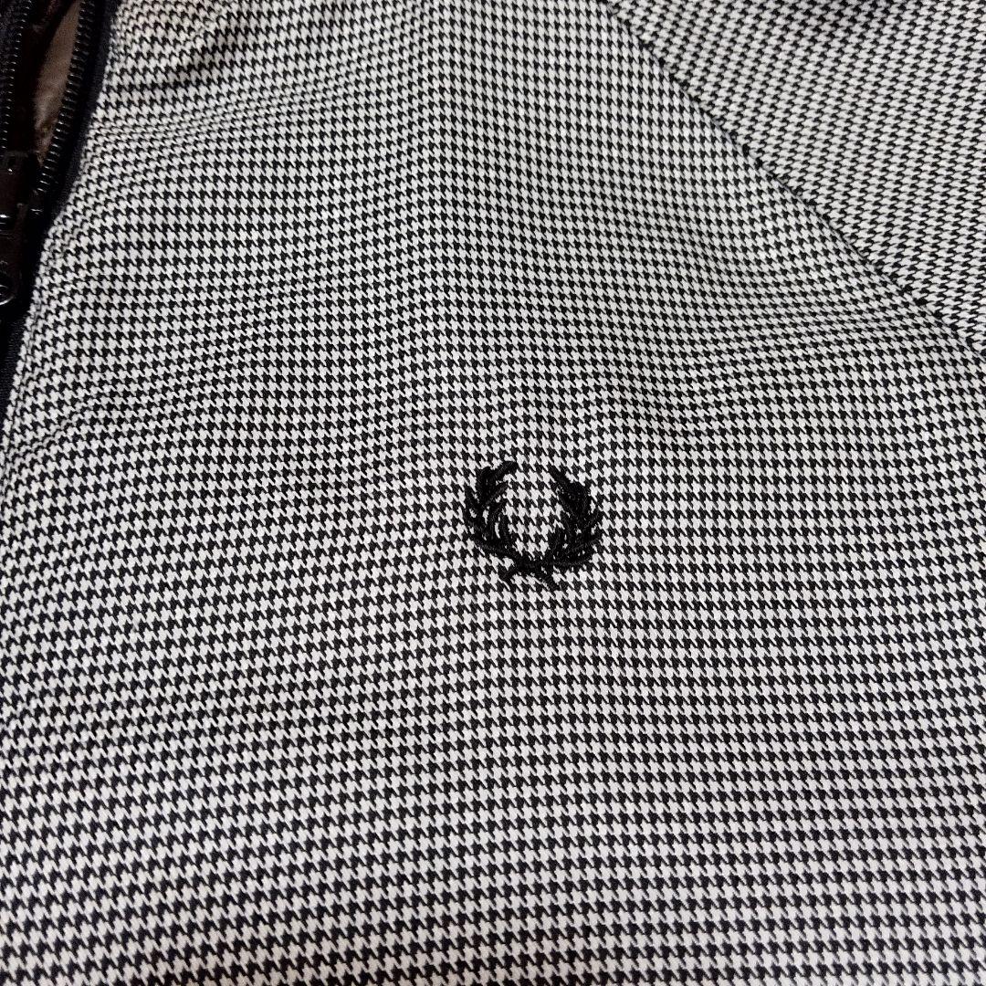 フレッドペリー　リバーシブル　ジャンパー　ブルゾン　キルティング　千鳥格子　M