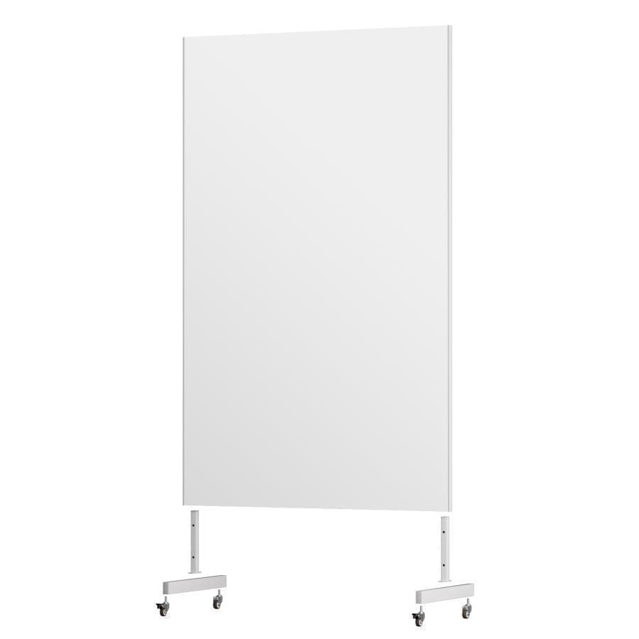 2660フィルムミラー 割れない鏡 全身鏡幅100×高さ160cmキャスター付白