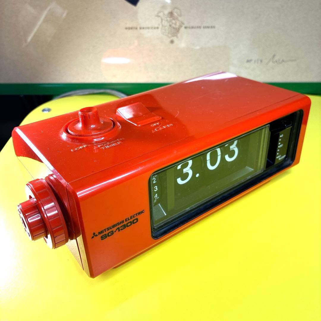 MITSUBISHI パタパタ時計 コンセントタイマー付