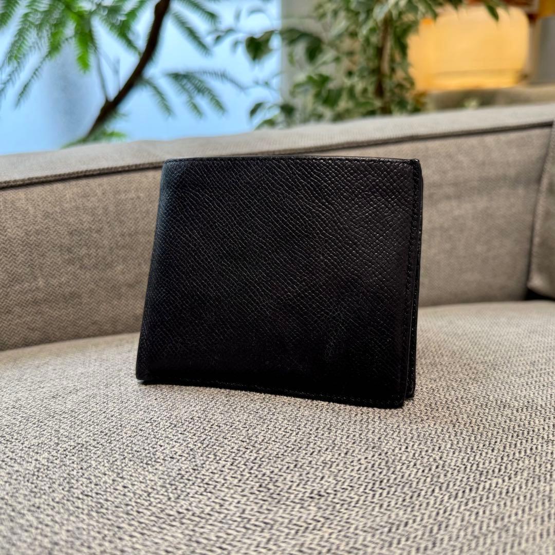 HERMES エルメス コペルニクス MC2 ⼆つ折り財布 ブラック