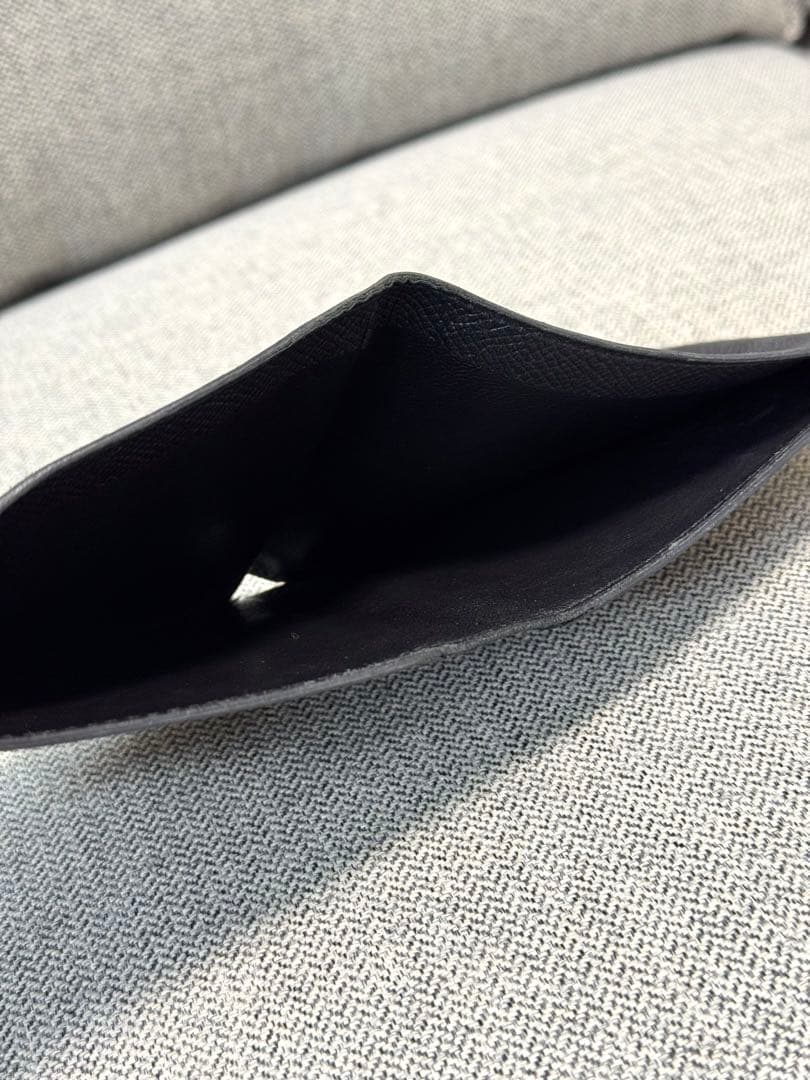 HERMES エルメス コペルニクス MC2 ⼆つ折り財布 ブラック