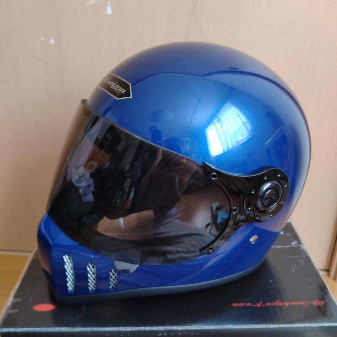 フルフェイスヘルメット Lサイズ 青
