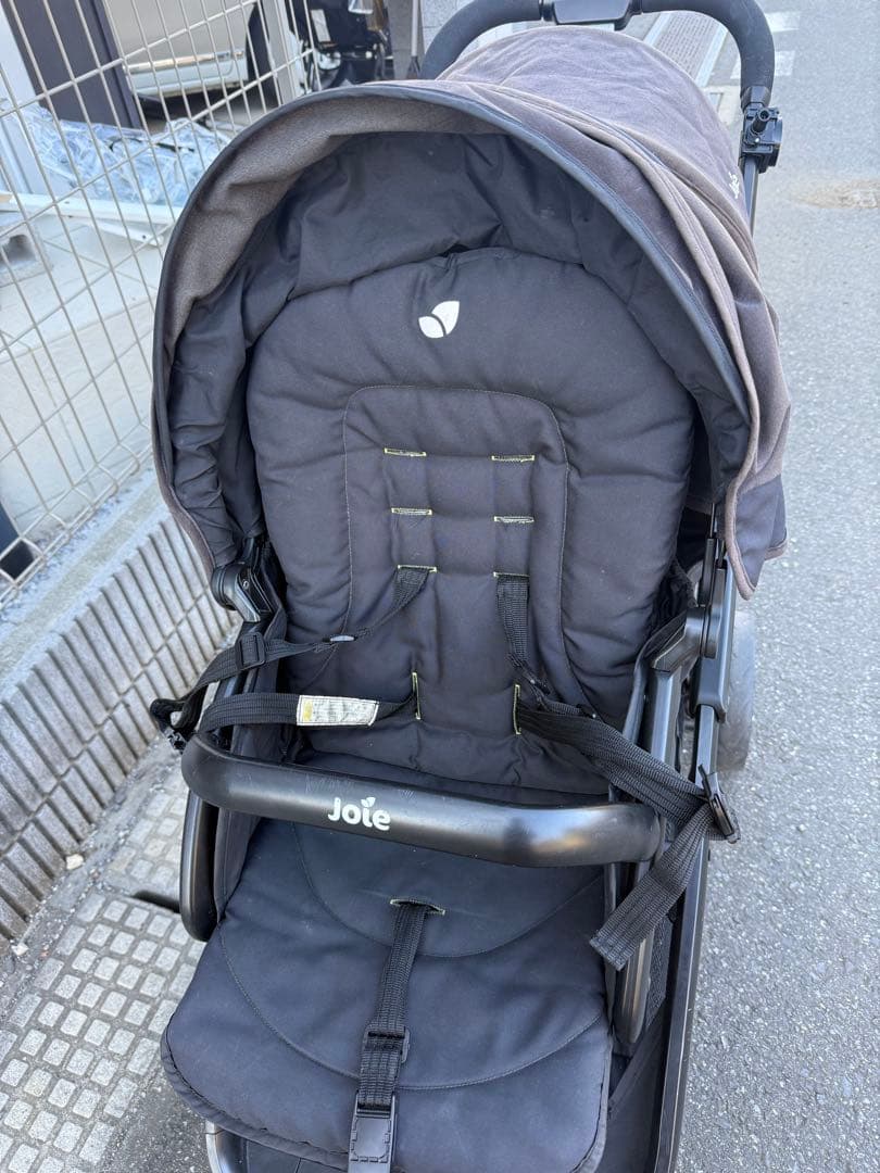 Joie/エヴァライトデュオ/ブラック/レインカバーセット/おまけ付き