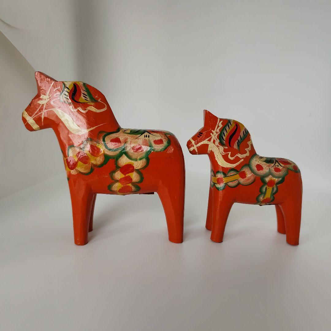 ダーラナホース　2体セット　北欧　スゥエーデン