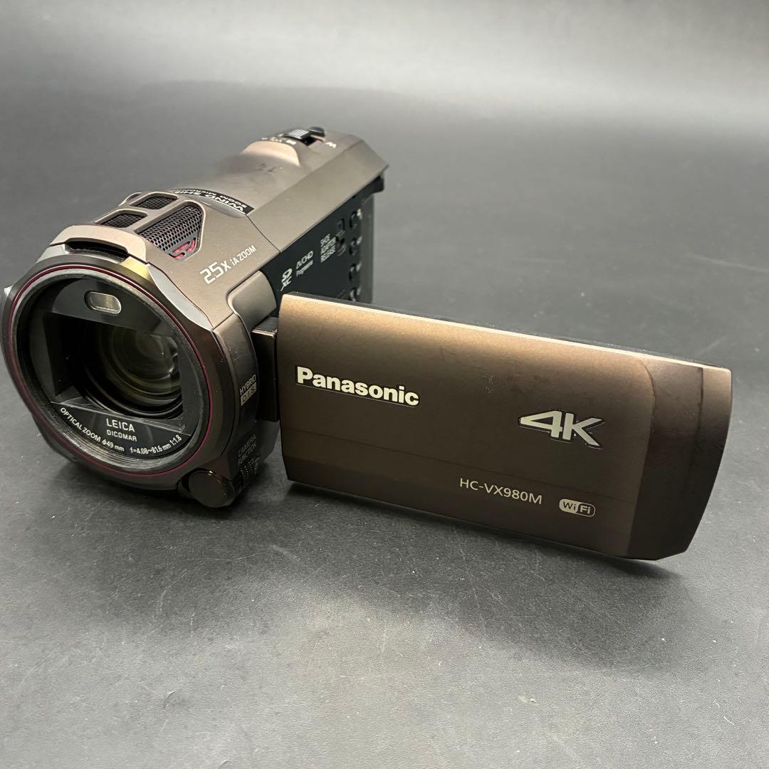 【動作OK】Panasonic HC-VX980M 4Kビデオカメラ 2016年